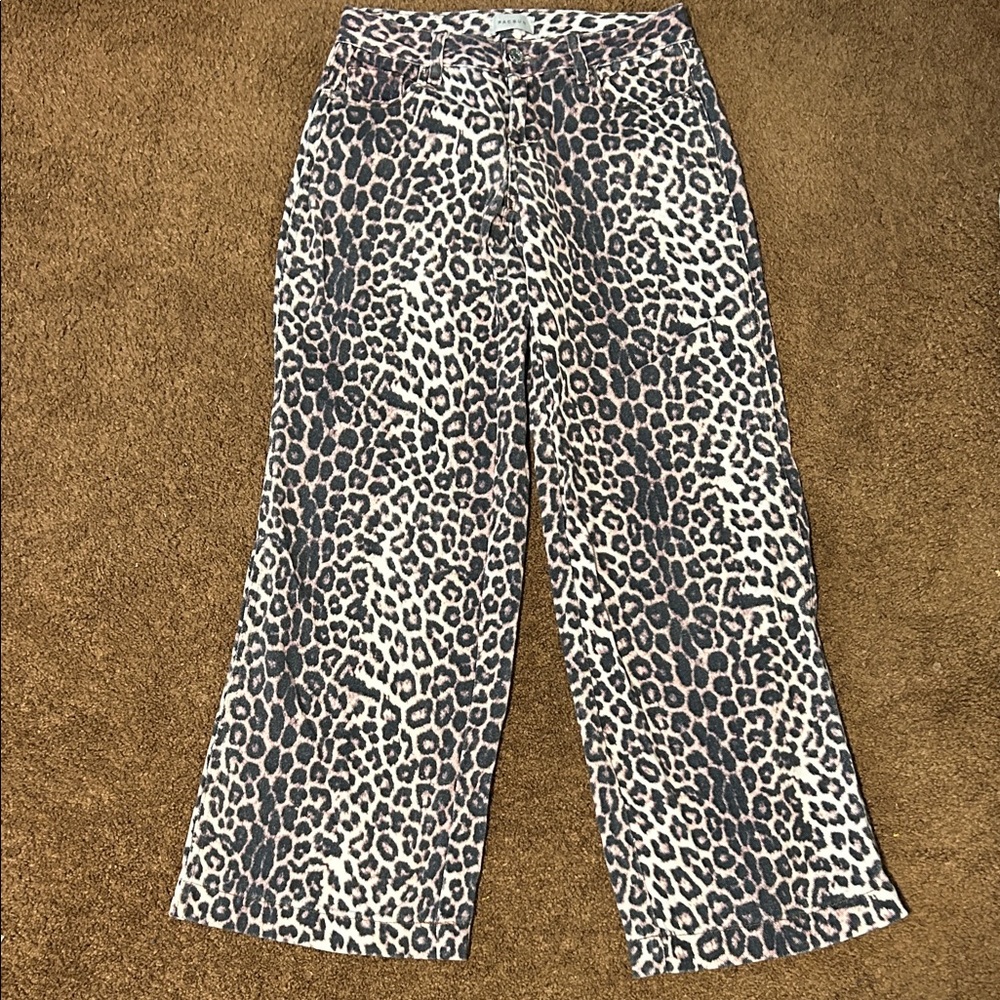 PacSun Cheetah Casey Low Rise Baggy Jeans (used)